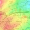 Uphall Stationの地形図、標高、地勢
