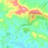 Ondayangadiの地形図、標高、地勢