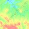 Cataractの地形図、標高、地勢