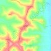 San Valentino della Collinaの地形図、標高、地勢