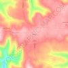 Ozoneの地形図、標高、地勢