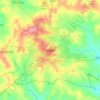 Tamaleの地形図、標高、地勢