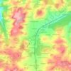 Häusernmoosの地形図、標高、地勢