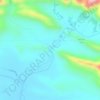 Birthday Waterholeの地形図、標高、地勢