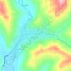 Banda de Pishuayaの地形図、標高、地勢