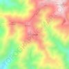 Palanditaの地形図、標高、地勢