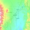 Matehualaの地形図、標高、地勢