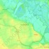 Harkenbleckの地形図、標高、地勢