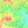 Valdeziaの地形図、標高、地勢