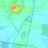 Attibeleの地形図、標高、地勢