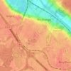 La Ferme du Templeの地形図、標高、地勢