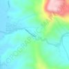 Burayok Fallsの地形図、標高、地勢