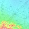 Reggio d'Émilieの地形図、標高、地勢