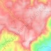 Roaring Gapの地形図、標高、地勢
