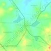 Banavaraの地形図、標高、地勢