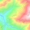 Cobshe Bajoの地形図、標高、地勢