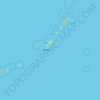 沖縄県の地形図、標高、地勢