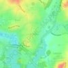 McKellarの地形図、標高、地勢