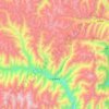 三安曲林乡の地形図、標高、地勢
