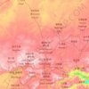 ウランチャブ市の地形図、標高、地勢
