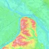 ニジニ・ノヴゴロドの地形図、標高、地勢