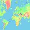 ノルウェーの地形図、標高、地勢