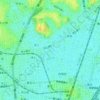 池上五丁目の地形図、標高、地勢