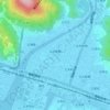 広古新開の地形図、標高、地勢