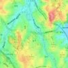 笹下五丁目の地形図、標高、地勢