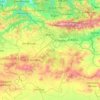 Bouiraの地形図、標高、地勢