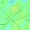 Pehuajóの地形図、標高、地勢