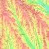raionul Cimișliaの地形図、標高、地勢