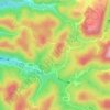 平田町の地形図、標高、地勢