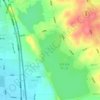 天颐湖/胜利水库の地形図、標高、地勢