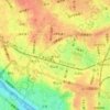 等々力の地形図、標高、地勢