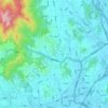 城北区の地形図、標高、地勢