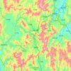 連山チワン族ヤオ族自治県の地形図、標高、地勢