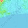 平塚市の地形図、標高、地勢