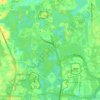 Bay Lakeの地形図、標高、地勢