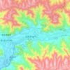 城关区 ཁྲིན་ཀོན་ཆུས།の地形図、標高、地勢