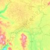 バオロクの地形図、標高、地勢