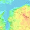 Fahrdorfの地形図、標高、地勢