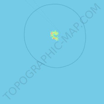 Rapaの地形図、標高、地勢