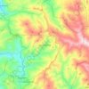 Dèsulu/Desuloの地形図、標高、地勢