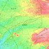 菊陽町の地形図、標高、地勢