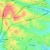 有馬の地形図、標高、地勢