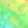 Sonoran Preserveの地形図、標高、地勢
