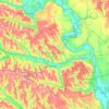 raionul Anenii Noiの地形図、標高、地勢