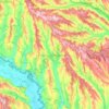 raionul Nisporeniの地形図、標高、地勢