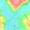 Липціの地形図、標高、地勢